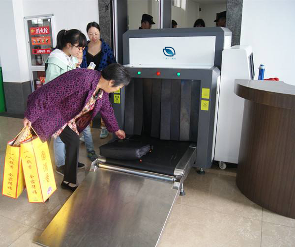 x光機在車站中的使用
