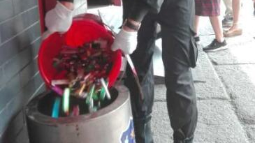 在故宮每天安檢機(jī)能檢出一萬個(gè)打火機(jī)